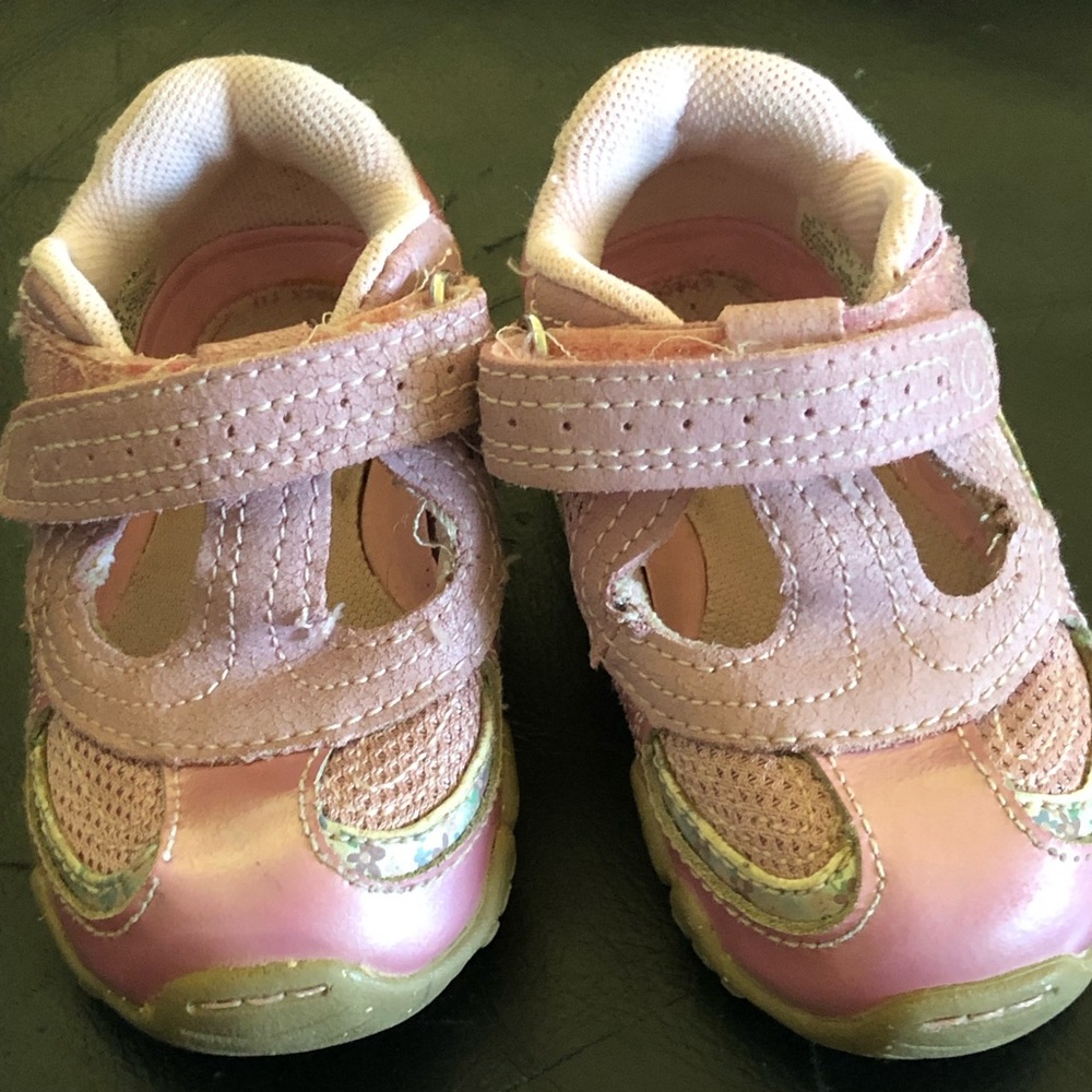 Stride Rite Farah T strap toddler shoes